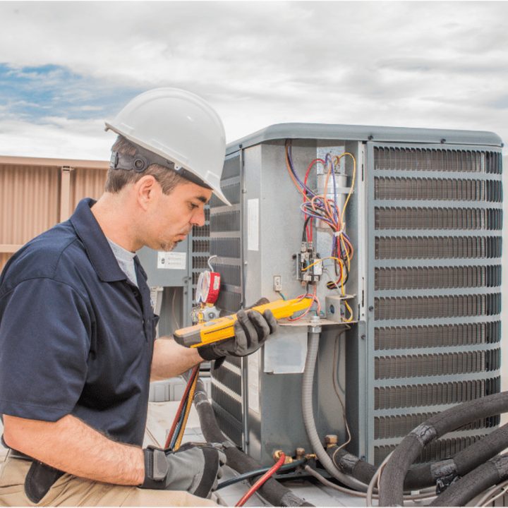 Sarnia Duct Cleaning certified duct cleaning technician on a service call in Sarnia, Ontario